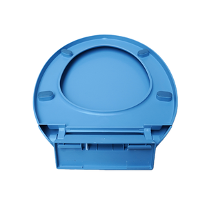 热销批发马桶座圈 OEM/ODM 蓝色PP塑料马桶座圈盖 - Product Image 5