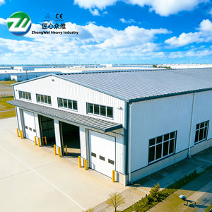 مباني هيكلية فولاذية مسبقة الصنع مع شحن سريع للبناء - Product Image 1