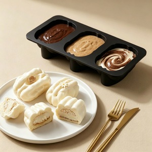 3-Cavity Peanut Walnut Cake Silicone <b>Mold</b> For Baking Chocolate Mousse Desserts Home Use - Product Image 2