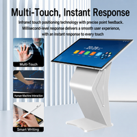 Nuevo Ordenador de Escritorio Todo en Uno, Pantalla Táctil PCAP de 15.6 Pulgadas, Pantalla IPS Android, Resistente al Agua IP65, Vidrio Templado, USB, DVI, Virtual