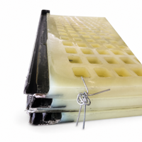 Maille de tamis vibrant en polyuréthane haute performance pour la déshydratation du sable dans l'industrie minière – Panneau de tamis durable en PU