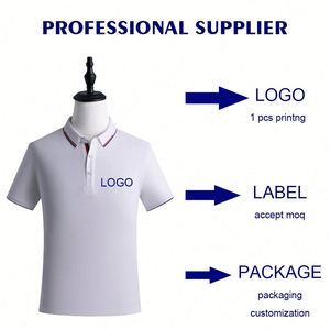 Design High Quality Unisex Short Blank Tees Polos Custom Logo OEM Manufacturer 100% Coton Printing Polo <b>Shirts</b> - Product Image 2