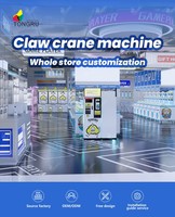 Griffe Machine Toronto Robotic Griffe Machine Location Jeux Jouet En Peluche Vending Arcade Métal Cabinet Poupée Machine Avec Bill Acceptor