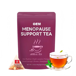 Té Herbal Mixto para el Apoyo a la Menopausia OEM, con Bayas de Goji, Rosa, Peonía, Jujube, Angélica, Jengibre y Longan, 10 Bolsitas de 8g, Caja de 80g - Product Image 1