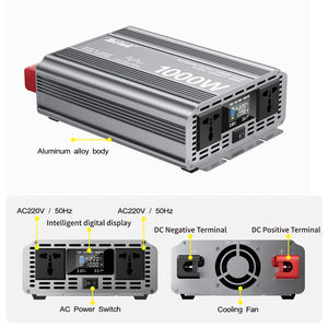 Onduleur solaire hors réseau à onde sinusoïdale pure <span class=keywords><strong>convertisseur</strong></span> AC <span class=keywords><strong>220V</strong></span> DC 48V sortie unique 24V 110V 6000W 5000W 4000W 3000W 2000W crête <span class=keywords><strong>10000W</strong></span> - Product Image 5