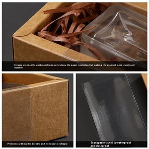 Tổng Nắp rõ ràng hộp giấy cũng sản phẩm hiển thị hộp đóng gói trong Logo kích thước tùy chỉnh - Product Image 4