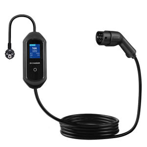 Beliebte 16A 3.5KW AC Typ 2 Neue tragbare EV-Ladestation mit OEM-Option LED-Anzeige mit hoher Ausgangs leistung - Product Image 1