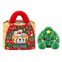 Jouet Squishy en Peluche 15 cm en Forme de Ravioli, à Rebond Lent, Anti-Stress, à Presser, avec Panier Vapeur, Cadeau Mignon en Forme de Ravioli