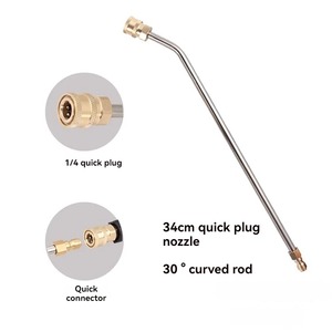 Vente en gros de pistolets à eau haute pression pour lavage de voiture par les fabricants, raccord rapide 1/4, angle droit, rallonge de 90 degrés - Product Image 3