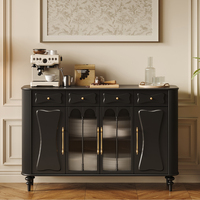 Buffet en bois Table Salon Cuisine Armoire De Rangement Bar Meubles De Luxe Salle À Manger Buffet Armoire Buffet