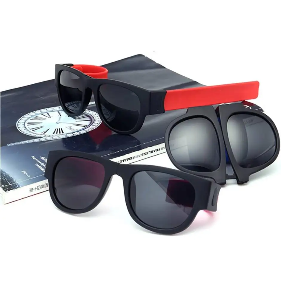 فريد صفعة النظارات الشمسية الرجال الاستقطاب uv400 عالية ال<span class=keywords><strong>جودة</strong></span> النظارات الشمسية المستقطبة نظارة شمس قابلة للطي النساء oculos دي سول feminino