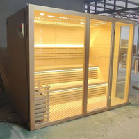 Sauna humide acrylique extérieur et intérieur hammam 6 personnes grande taille couleur blanche firbeglass turc hammam cabinice bain lounge