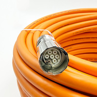 TK5002-5DN27-1BA0 Kabel Harness Kontrol Industri Siap Pakai Berperingkat IP67 600V Panjang 10m untuk Motor Servo pada Mesin