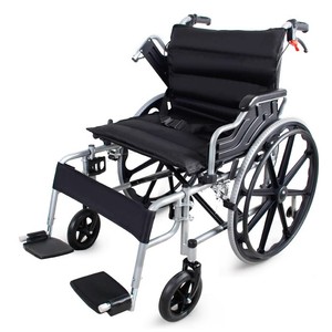 Silla de Ruedas Manual Ligera y Ancha de Acero al Carbono para Personas Mayores, Silla de Ruedas Manual de Rehabilitación para Discapacitados - Product Image 3