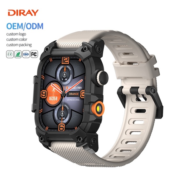 2026 IP68 Waterproof Sports Fitness Tracker with Heart Rate Sleep Monitor Compatible IOS Android Smart Watches for Men