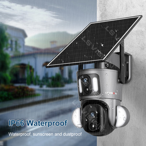 LS VISION Câmera de Segurança Solar 2K 4G 4MP Tela Dupla Sem Fio Ao Ar Livre WiFi Painel Solar PTZ Cctv Câmera de detecção de movimento - Product Image 2