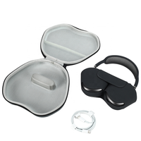 Étui de transport de voyage à fermeture éclair antichoc sans fil en matériau EVA personnalisé étanche pour écouteurs Air pods Max