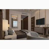 Fournisseurs de meubles de chambre à coucher en bois modernes Hilton Design - Ensemble de chambre à coucher
