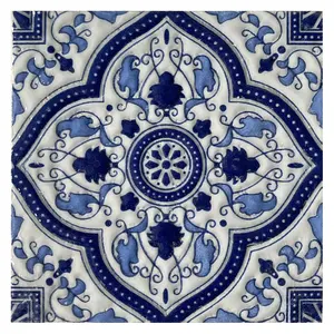 现代摩洛哥DIY桌面砖马赛克光泽菱形土耳其设计手工瓷砖用于房间装饰摩洛哥瓷砖图案