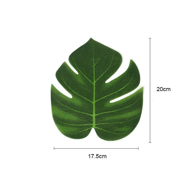 2# 8 inch medium turtle back leaf