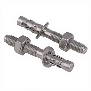 Boulon d'ancrage à coin en acier inoxydable poli uni M12 M14 M16 ASTM B8 B8M B8T A453 GR660 A286 18-8 - Product Image 2