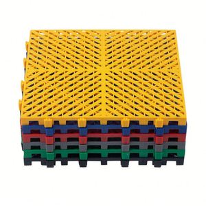 Dalles de sol emboîtables en plastique pour lavage de voitures, sans tranchée, antidérapantes, résistantes à l'usure, imperméables et durables - Product Image 3