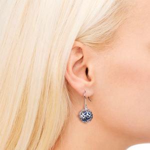 Boucles d'oreilles en forme de pierre de lave, bijou diffuseur d'huiles essentielles, aromathérapie, en forme de goutte - Product Image 2