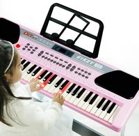 Wholesale 61-Key Portable Entry Level Electronic Piano Musical Keyboard Instruments Toy Piano With Light