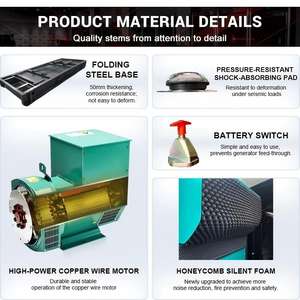 Générateur Diesel Portable Silencieux de 10 kVA à 20 kVA, Puissance Nominale 10 kW 20 kW 30 kW 50 kW 25 kW 50 kVA, Groupe Électrogène Diesel - Product Image 2