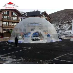 Tenda dome gedesic transparente de cantão, 6m à venda da da barraca de zhao li