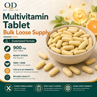 Comprimés de multivitamines et de minéraux pour adultes, formule personnalisée en vrac, sans sucre, végétaliens, sans OGM, pour une nutrition quotidienne, complément alimentaire OEM