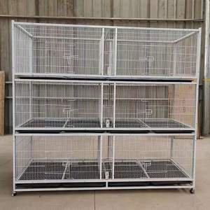 Gabbia resistente in filo di ferro trafilatura a freddo con gabbia per animali di pollame rivestita con divisorio in metallo gabbia per animali domestici - Product Image 6