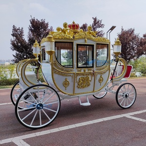 2026 Carrosse Électrique de Luxe Économique, Meilleure Vente, Style Royal Blanc Classique Rétro pour Mariage et Visites, en Promotion à Prix Réduit - Product Image 2