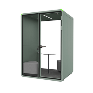 Cabine acoustique insonorisée multi-scènes pour 2 personnes, idéale pour bureau, hôtel, bibliothèque, coworking - Product Image 4