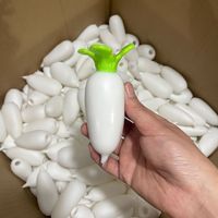 Balle Squishy en TPR à Montée Lente, Faite Main, en Forme de Radis Blanc, Croustillante et Moelleuse, Anti-stress, Cadeau de Noël et pour Fêtes