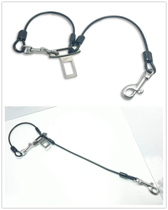 Correa para Perros 2 en 1 de Acero Inoxidable 304 - Cinturón de Seguridad para Mascotas con Hebilla de Bloqueo de Entrenamiento, para Pasear y Entrenar 1 a 2 Perros - Product Image 6