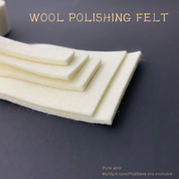Rouleau d'outil abrasif souple en feutre de laine industriel personnalisable avec support OEM (épaisseur 1-3 mm) pour polissage miroir de moules/métaux