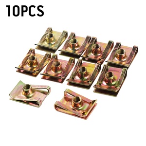 NiceCNC 10x Universal M5 5mm <strong>Speed</strong> Clips Spire Lug Nuts Fairing Fastener Zinc Mounting <strong>Clamp</strong> - Product Image 1