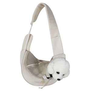 Sac de transport pour animaux de compagnie SENDA pratique, 5 kg, en nylon, fermeture éclair solide, sac bandoulière pour petits chiens et chats - Style décontracté polyvalent - Product Image 4