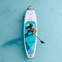 Tabla de SUP Inflable VERDA con Logotipo Personalizable, 3 Aletas, Sistema de Aletas Extraíbles, PVC/EVA Ecológico, Profesional para Lagos y Ríos