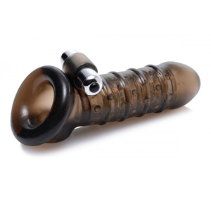 Manchon vibrant pour pénis, jouet sexuel, manchon pour dildo, anneau vibrant pour pénis, extension de pénis réutilisable avec stimulateur clitoridien pour hommes adultes - Product Image 6