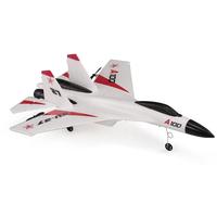 Avion RC WLtoys XK A100-SU27/A100-J11 2,4 GHz 3 canaux, portée 200 m, retour automatique, 30 min de vol, cadeau d'anniversaire pour enfants, modèle aérien
