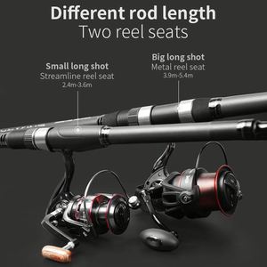 Câu cá que Xa đúc Que Sợi Carbon cơ thể chất lượng tốt phù hợp với cho Spinning REELS - Product Image 6