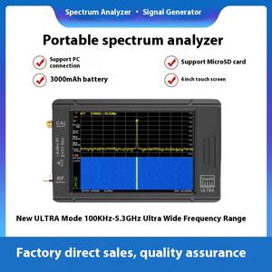 TinySA ULTRA Analisador de Espectro RF Portátil com Tela de 4 Polegadas 100k-5.3GHz Gerador de Sinal Opção com Fio Analisador de Intercomunicação para Transmissão - Product Image 2
