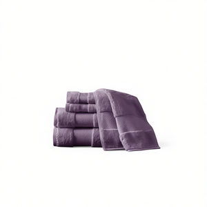 Ensemble de serviettes de bain Db, 6 pièces, coton jacquard, séchage rapide, doux, absorbant, usage domestique, couleur unie, taille adulte - Product Image 1