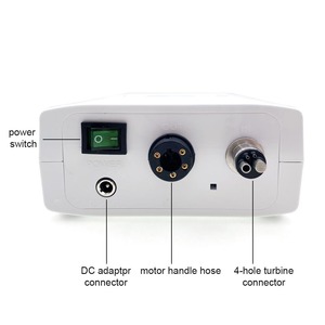 Moteur électrique dentaire sans balais avec lumière LED et canal d'eau, tige de 1/8 po, pour accessoires de perceuse dentaire - Product Image 3