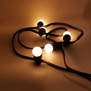 Portalámparas E27 B22 Conectable IP65, Enchufe de Goma, Guirnaldas de Luces para Exteriores de 10m 50m 100m, Iluminación de Festón Impermeable - Product Image 1