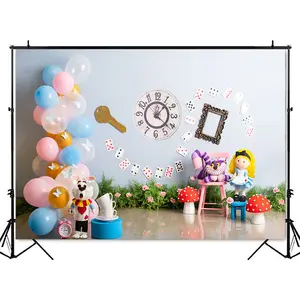 Trẻ em sơ sinh trẻ em chân dung ảnh Booth Backdrop chụp ảnh đạo cụ chụp ảnh nền sân vườn tairy bánh Smash