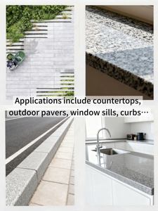 High Quality Modern Polished Cam Gray <strong>Granite</strong> Big Slab for Kitchen and Bathroom Countertops - Product Image 4