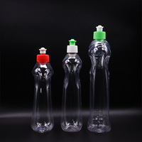 Bouteille de détergent à vaisselle en plastique PET recyclable écologique 500 ml 750 ml 16 oz 24 oz Bouteille de détergent liquide pour le lavage des légumes